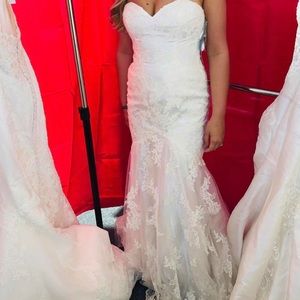 Size 12 Mermaid wedding dress